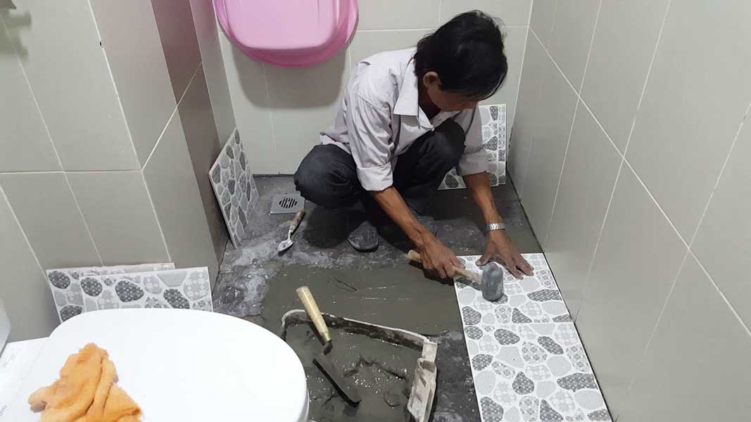 Sửa nhà tắm nhà phố cũ