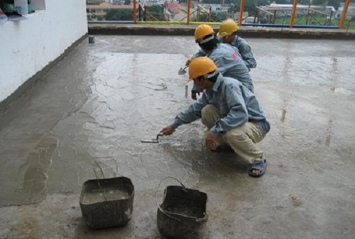 Tạo phẳng nền trước khi lát