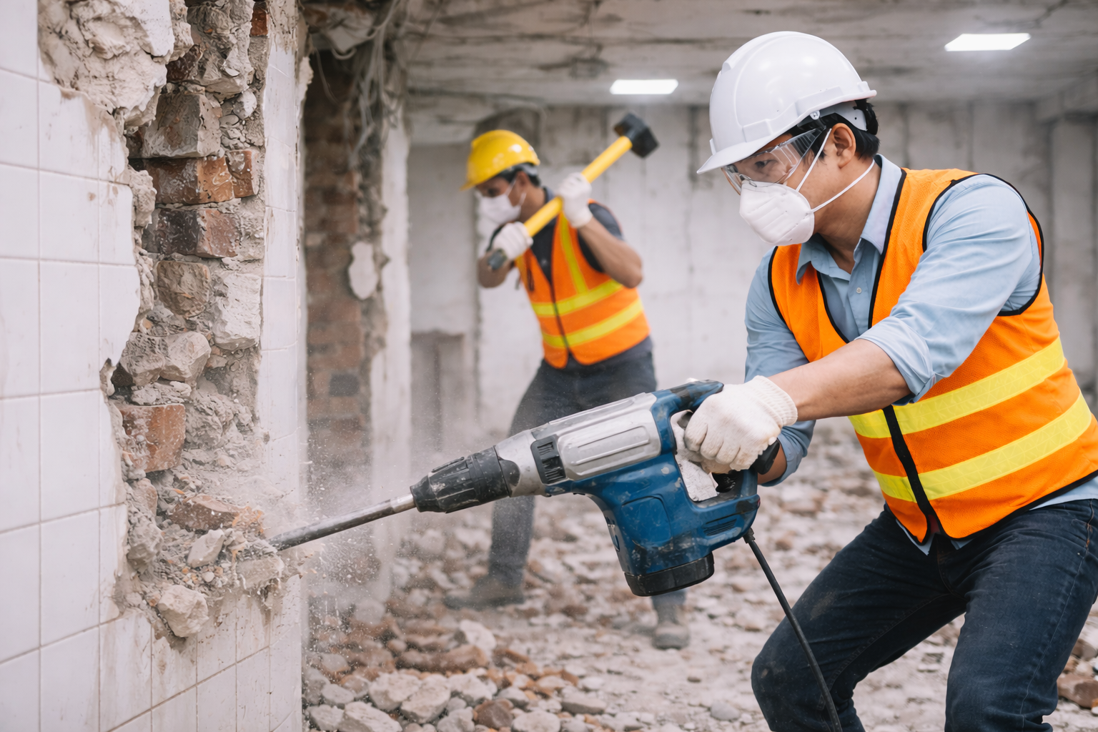 Tháo dỡ nội bộ công trình