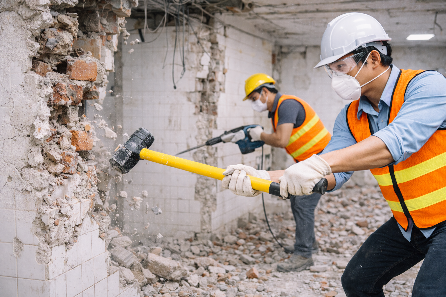 Tháo dỡ từng phần