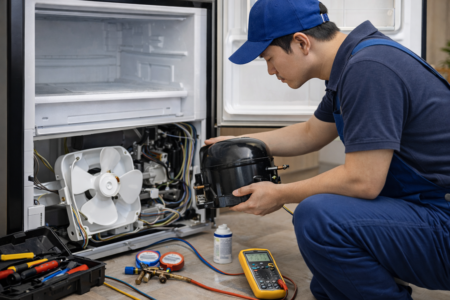 Thay block – quạt – cảm biến