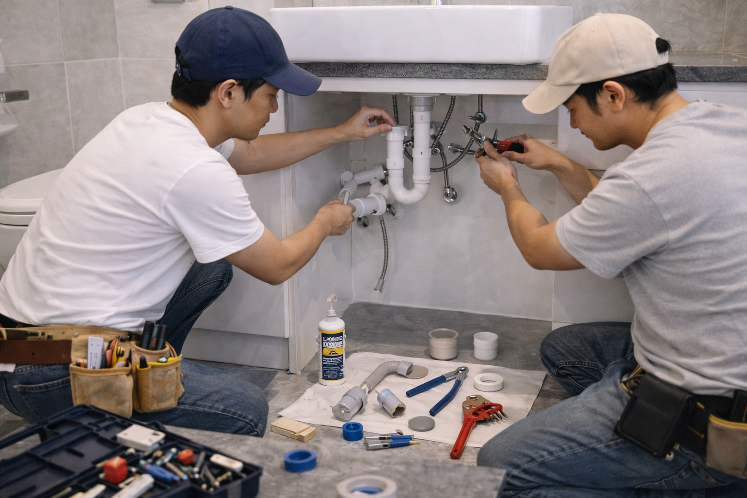 Thi công hệ thống nước nhà tắm – nhà vệ sinh đúng kỹ thuật