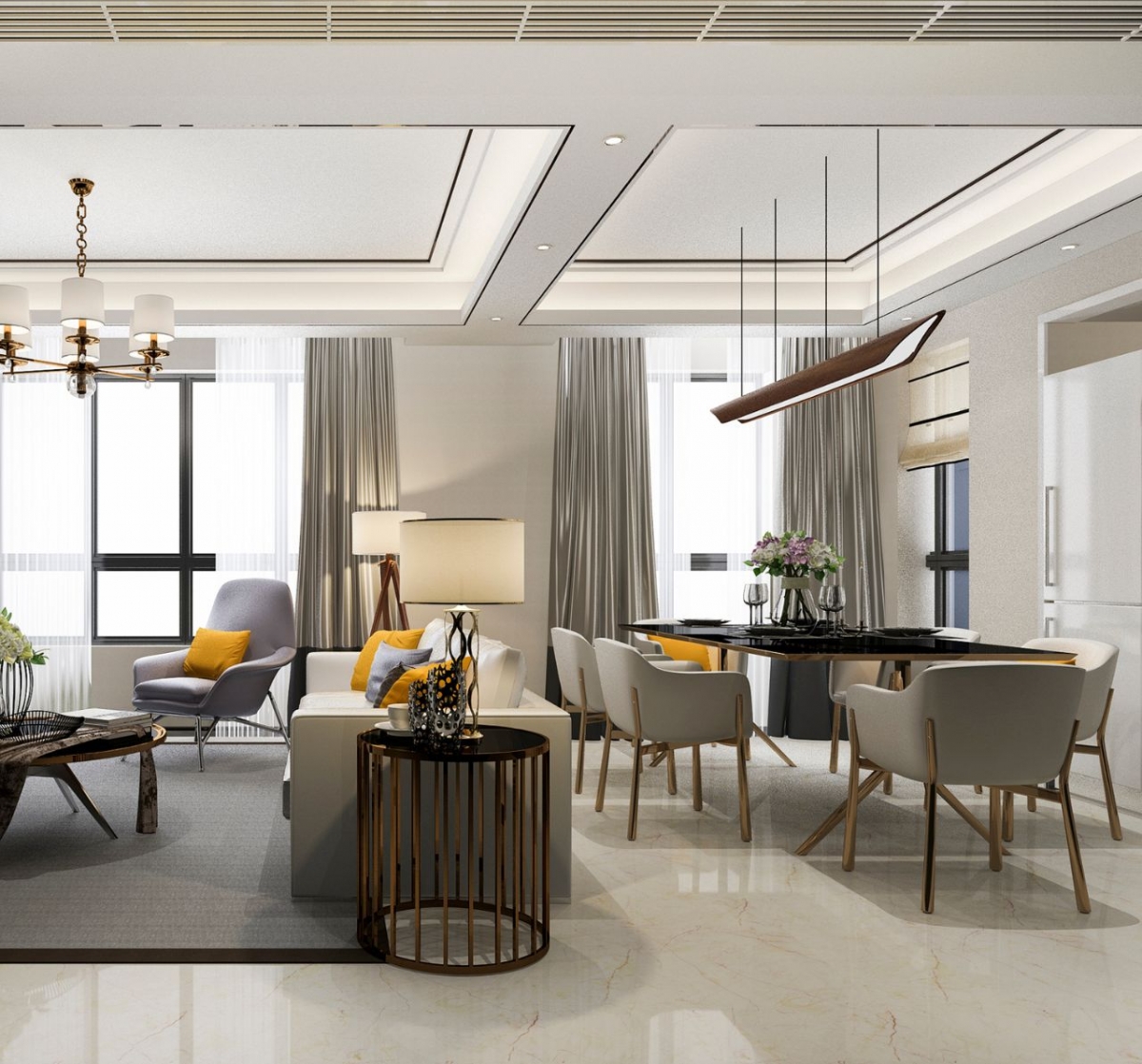 Thi công nội thất căn hộ trọn gói