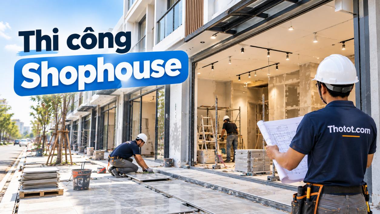 Thi công Shophouse