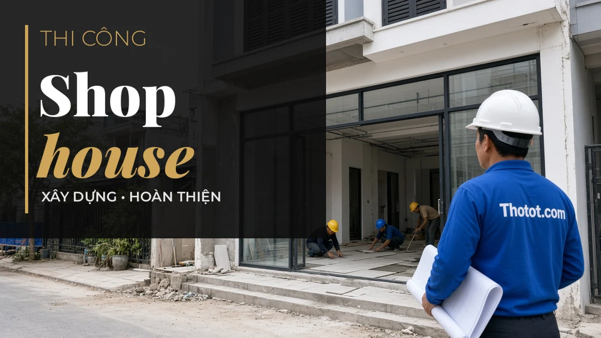 Thi công Shophouse