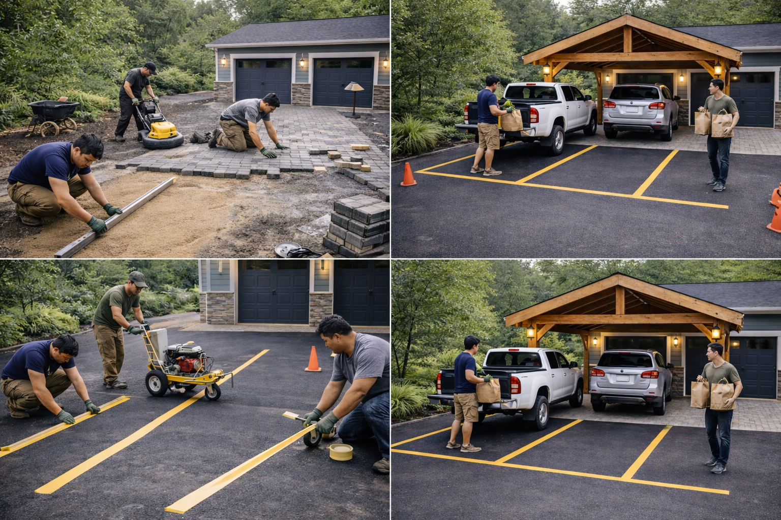 Thi công trọn gói khu để xe