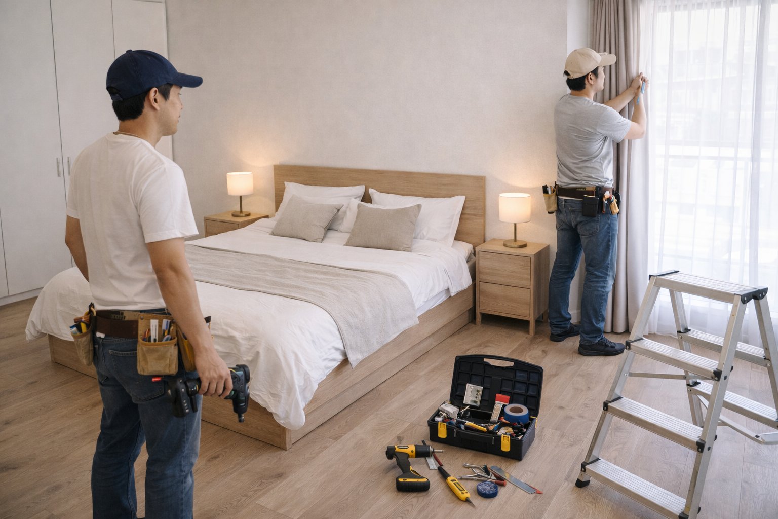 Thi công trọn gói phòng ngủ