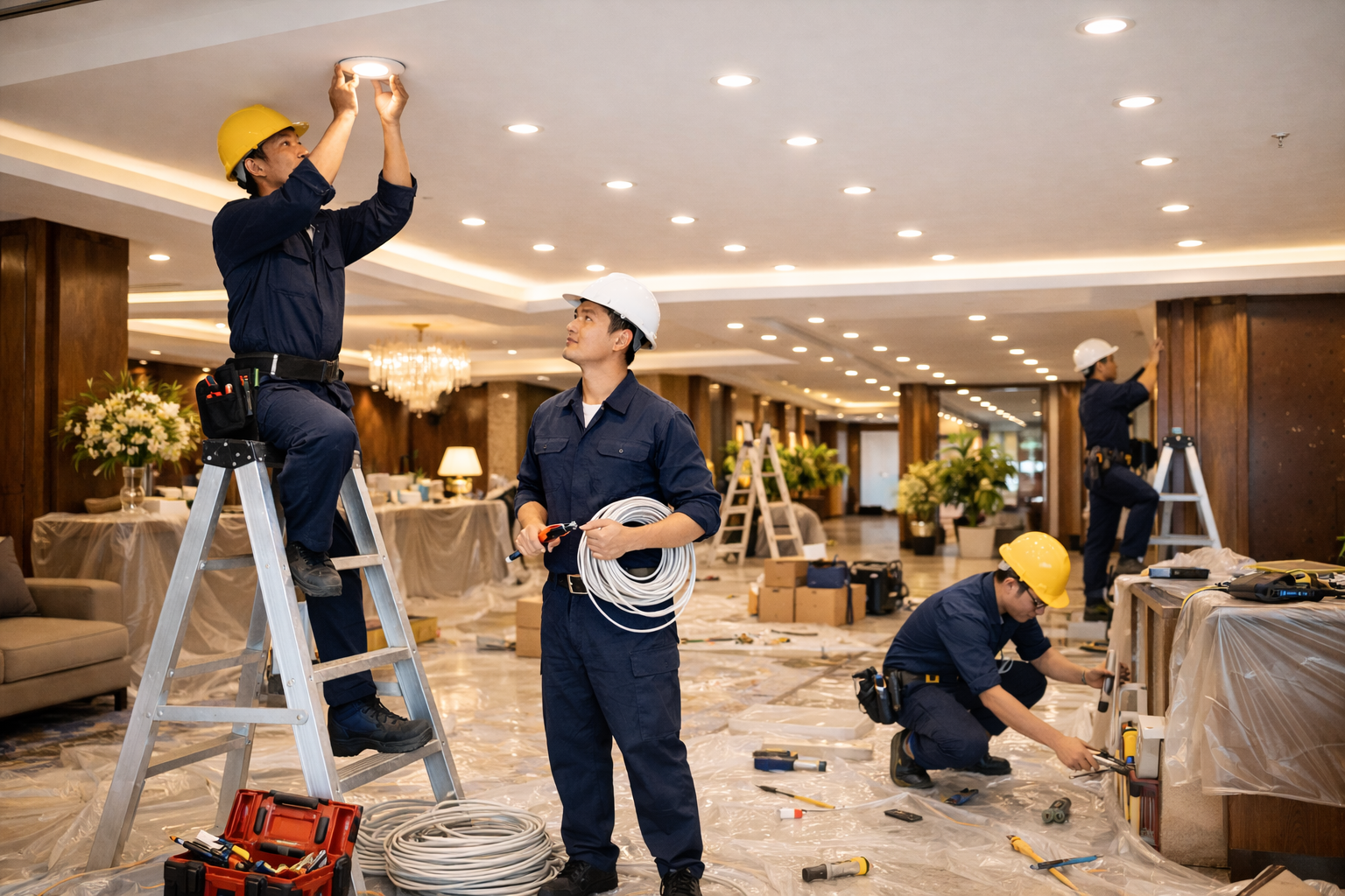 Thi công trọn gói sảnh