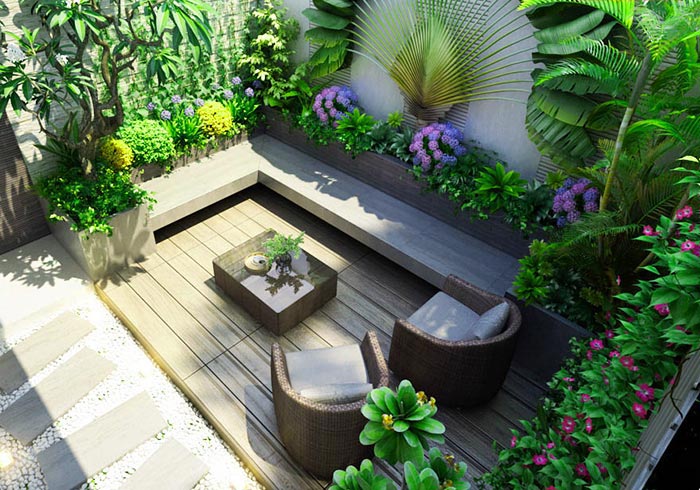 Thiết kế sân vườn