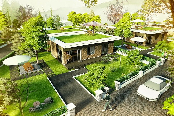 Thiết kế sân vườn biệt thự