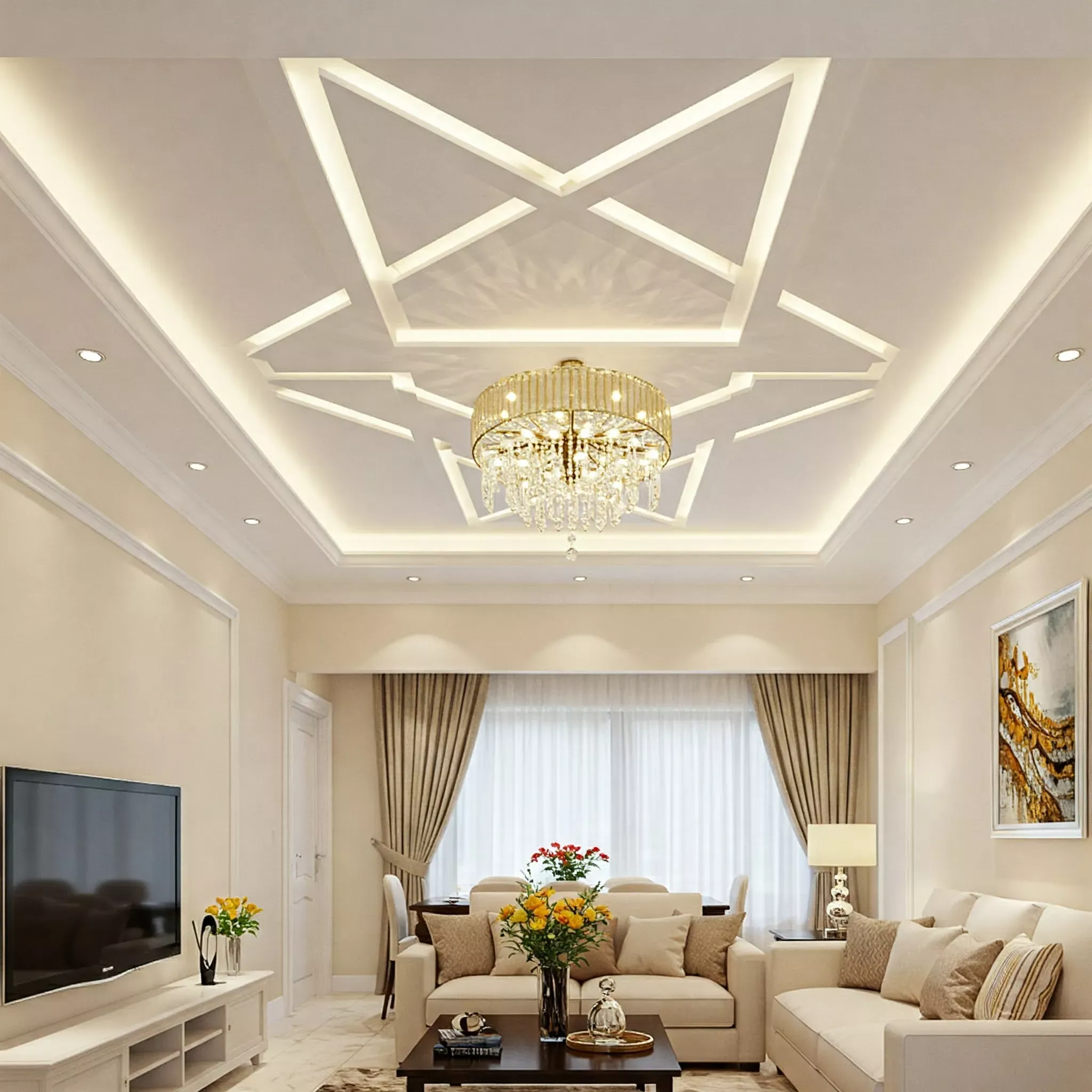 Trang trí ánh sáng căn hộ