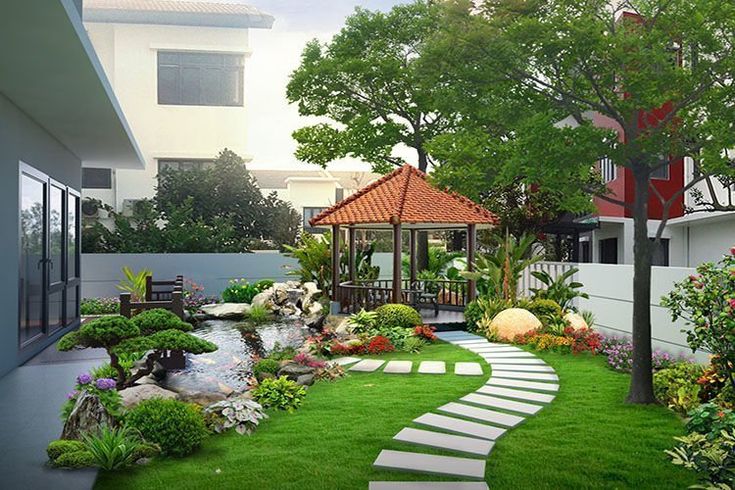 Trồng cỏ sân vườn