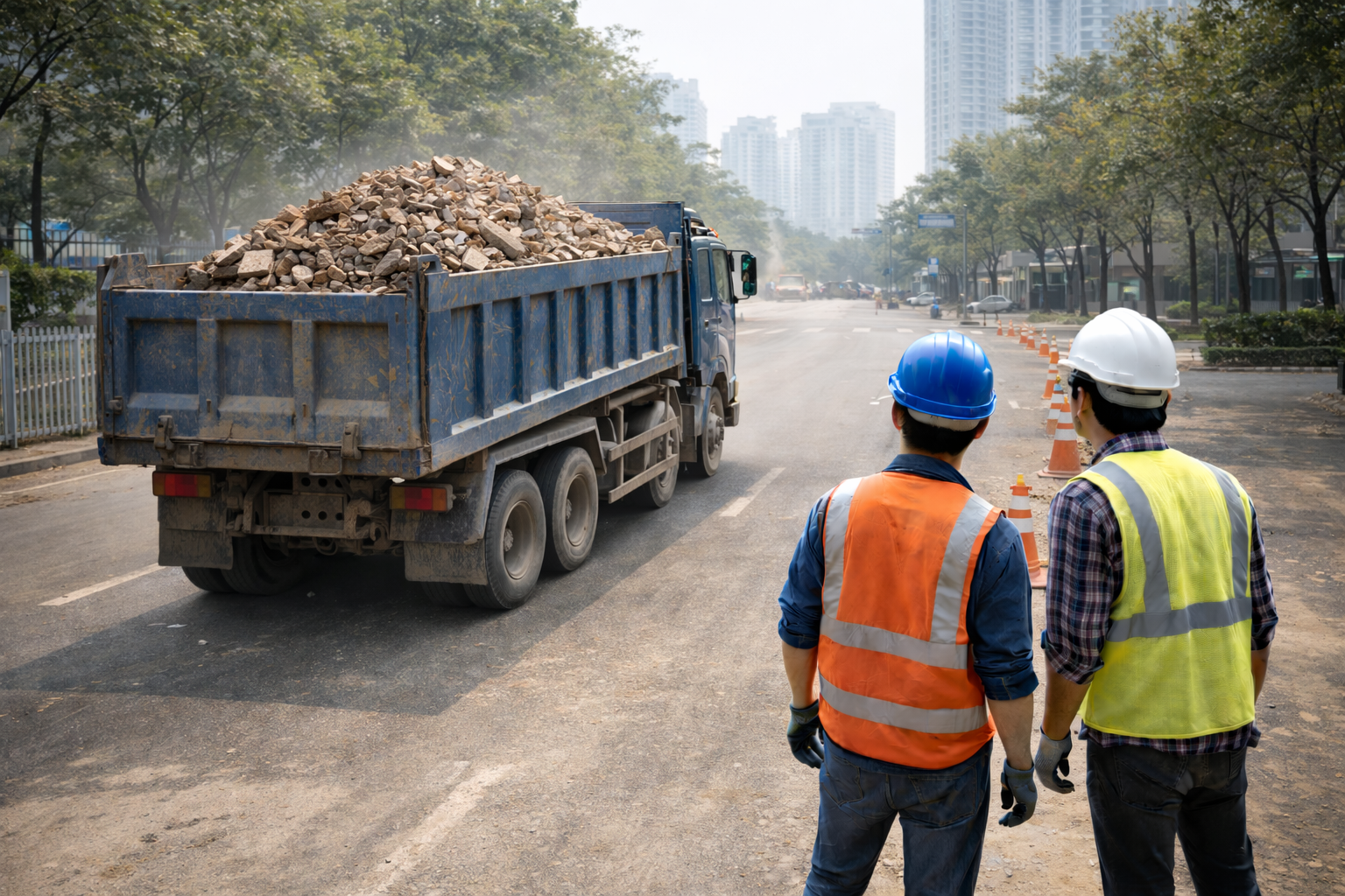 Vận chuyển xà bần