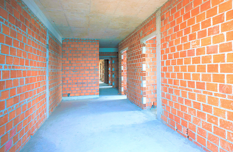 Xây tường ngăn căn hộ