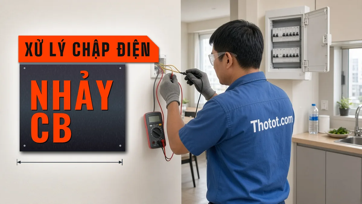 Xử lý chập điện, nhảy CB căn hộ chung cư