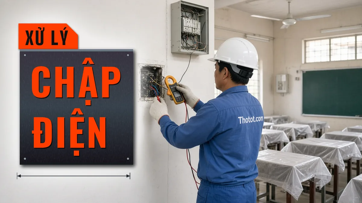 Xử lý chập điện, nhảy CB trường học