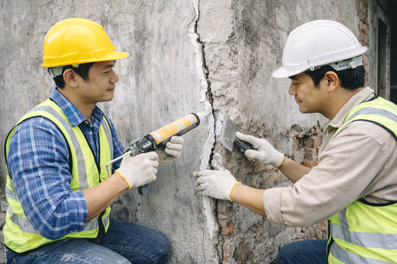 Xử lý nứt – lún – nghiêng