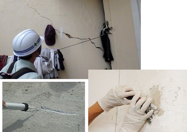 Xử lý nứt tường gây thấm