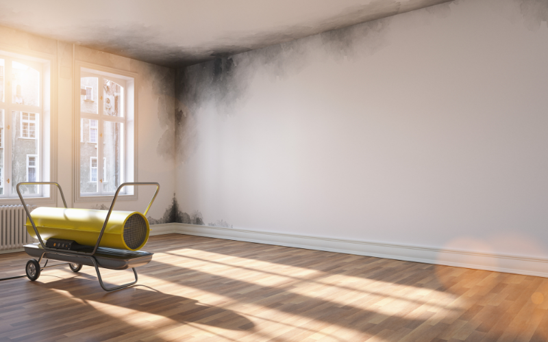 Xử lý tường ẩm mốc